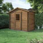 Abri de jardin en bois traité