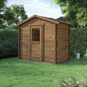 Abri de jardin en bois traité
