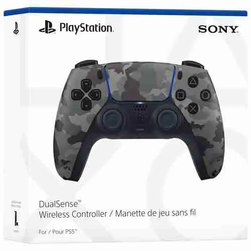 Manette sans fil DualSense pour PlayStation 5 - Camouflage gris – Image 2